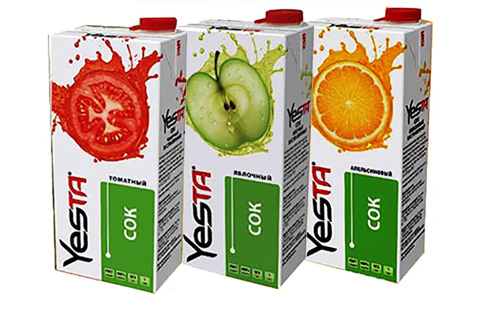 Фотография продукта YESTA-соки, нектары, морсы, лимонады